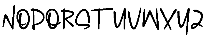 Birthday Mother Font UPPERCASE