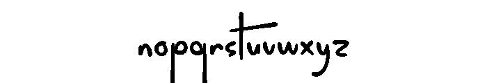 Birthday Mother Font LOWERCASE