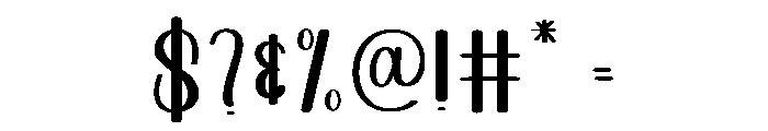 Birthday Notion Font OTHER CHARS