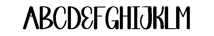 Birthday Notion Font UPPERCASE