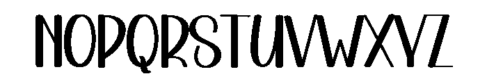 Birthday Notion Font UPPERCASE