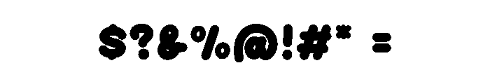 Birthday Ornament Font OTHER CHARS