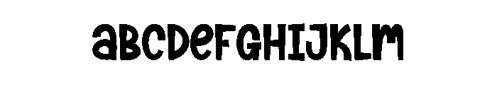 Birthday Remember Font UPPERCASE