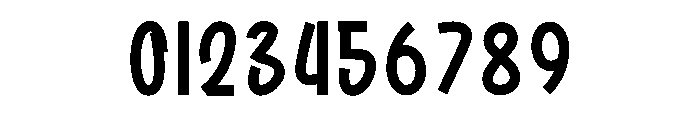 Birthday Rustic Font OTHER CHARS