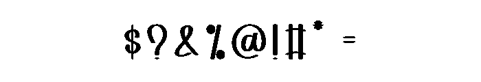 Birthday Seventeen Font OTHER CHARS
