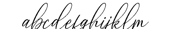 Birthday Signature Conden Slant FONT
