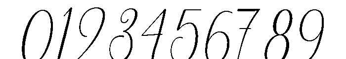 Birthday Signature Condensed Rg Font OTHER CHARS