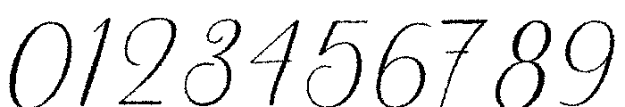 Birthday Signature Distort Reg Font OTHER CHARS