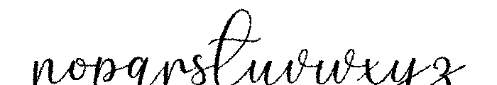 Birthday Signature Distort Reg Font LOWERCASE