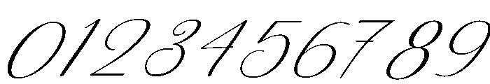 Birthday Signature Expand Slant Font OTHER CHARS