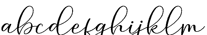 Birthday Signature Expanded Reg FONT