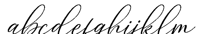 Birthday Signature Slant 19 Reg FONT