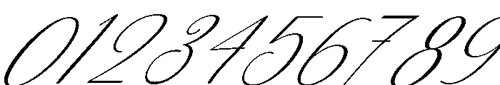 Birthday Signature Slant 29 Reg Font OTHER CHARS