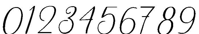 Birthday Signature Smooth Reg Font OTHER CHARS