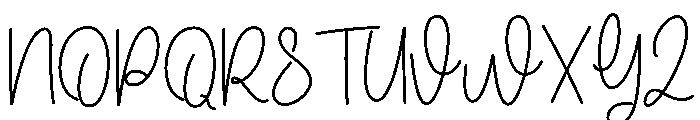 Birthday Starlights Font UPPERCASE
