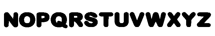 Birthday Sticker Regular Font LOWERCASE