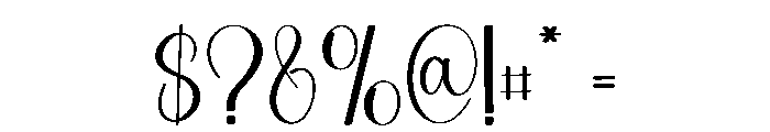 Birthday Sweety Font OTHER CHARS