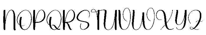 Birthday Sweety Font UPPERCASE
