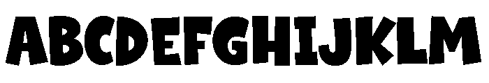 Birthday Unicorn Regular Font UPPERCASE