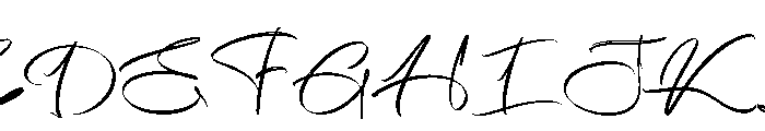 BirthdayCalligraphy-Regular Font UPPERCASE