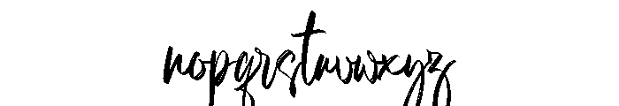 BirthdayCalligraphy-Regular Font LOWERCASE