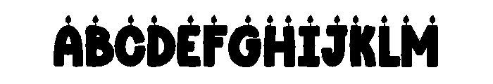 BirthdayCandle-2 FONT