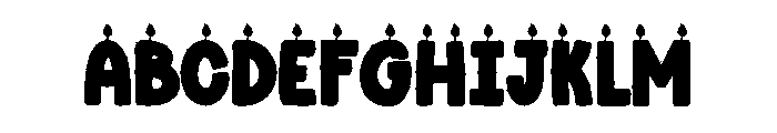 BirthdayCandle-3 FONT