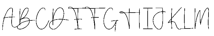 BirthdayThanksgiving Font UPPERCASE