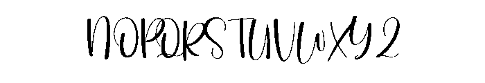 Birthdays Delighting Font UPPERCASE