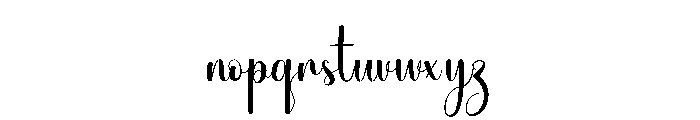 Birthdays Delighting Font LOWERCASE