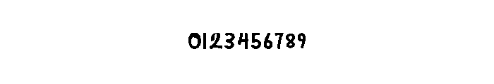 Birthdays Midnight Font OTHER CHARS