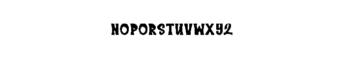 Birthdays Midnight Font LOWERCASE
