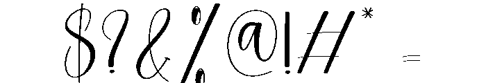 Birthstone Font OTHER CHARS
