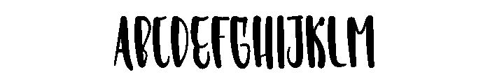 Biscuit Alphabet Font UPPERCASE