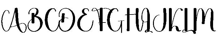Biscuit Delious Font UPPERCASE