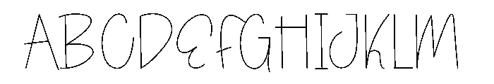 Biscuit Handmade Font UPPERCASE