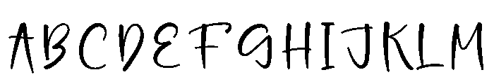 Biscuit Signature Font UPPERCASE