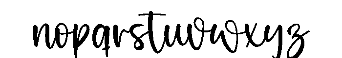 Biscuit Signature Font LOWERCASE