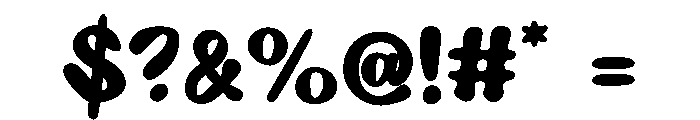 Biscuit Snuggle Font OTHER CHARS