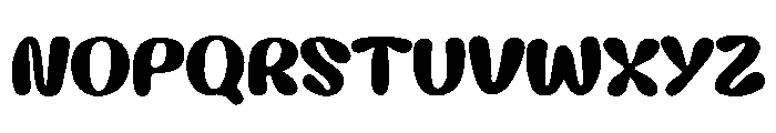 Biscuit Snuggle Font UPPERCASE