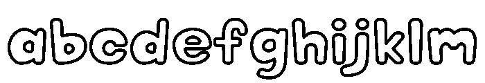 Biscuit Soda Outline FONT