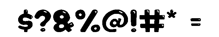 Biscuit Soda Solid Shiny Font OTHER CHARS
