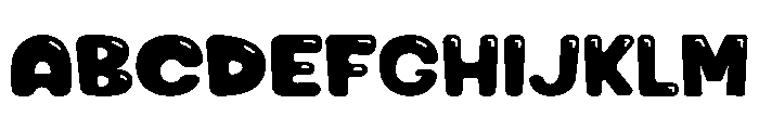 Biscuit Soda Solid Shiny Font UPPERCASE