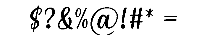 Bisketa Font OTHER CHARS
