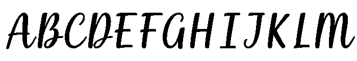 Bisketa Font UPPERCASE