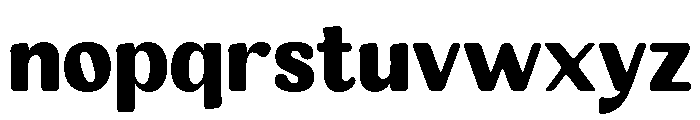 Bisque Veloute Regular Font LOWERCASE