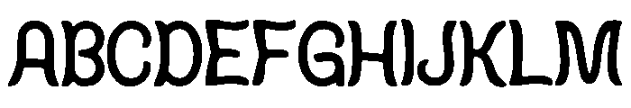Bisque Font UPPERCASE