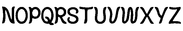Bisque Font UPPERCASE