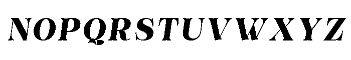 Bistok-Italic Font UPPERCASE