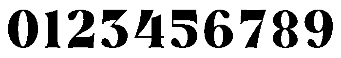 Bistok-Regular Font OTHER CHARS